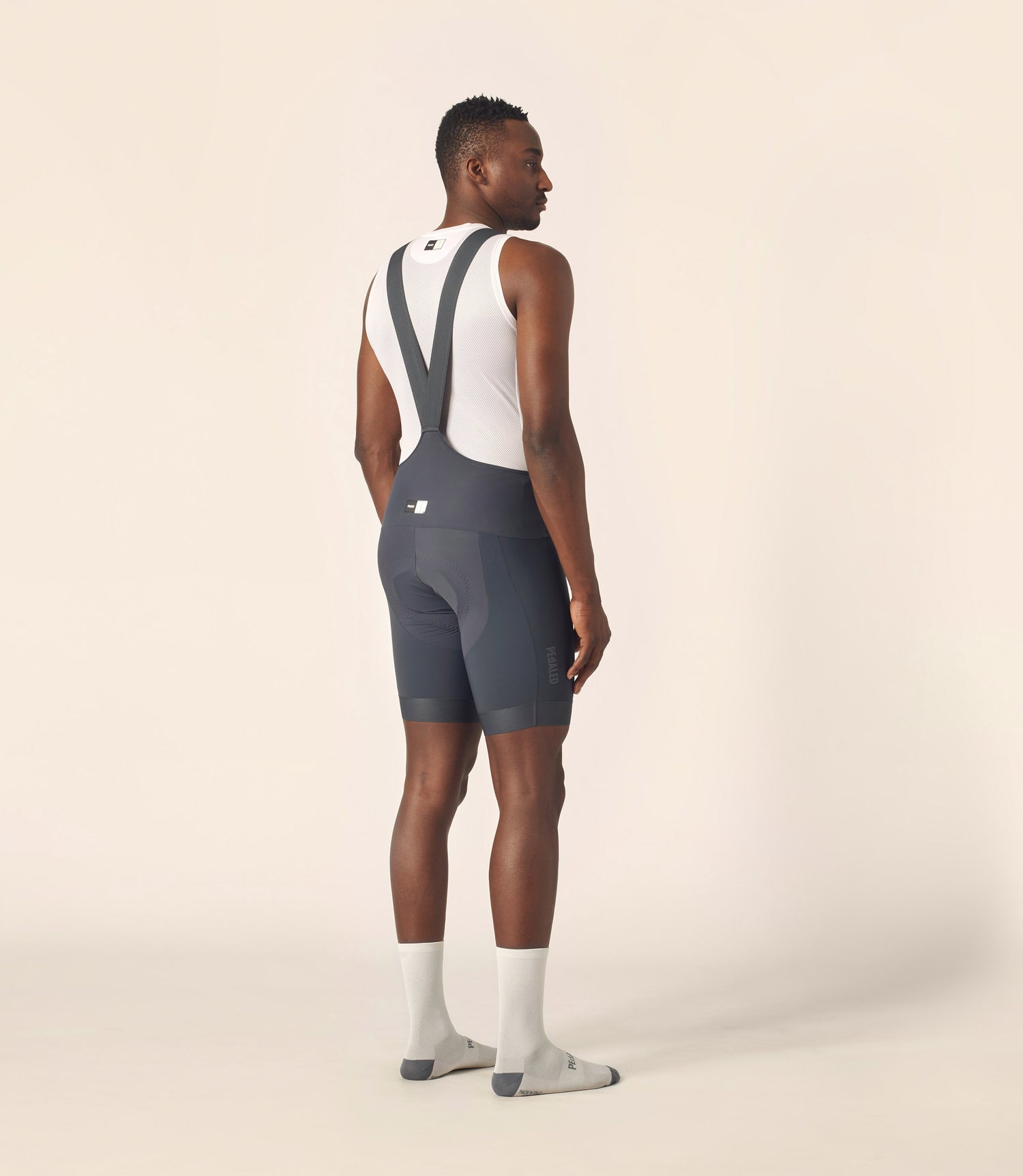 grey bib shorts